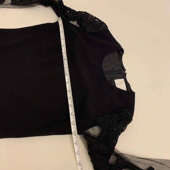 Misha black leotard with lace sleeves size 2 - Picture 13 of 16